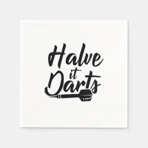 Halve It Darts Napkin