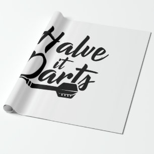 Halve It Darts Wrapping Paper