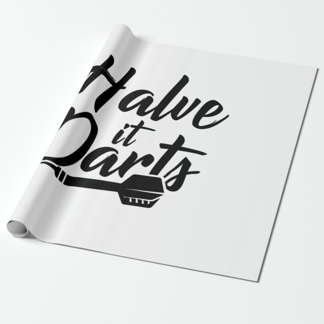 Halve It Darts Wrapping Paper (Unrolled)