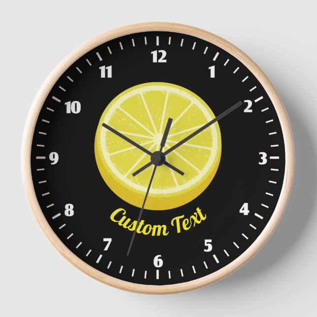 Halve Lemon Clock (Front)