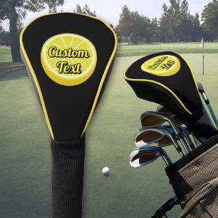 Halve Lemon Golf Head Cover
