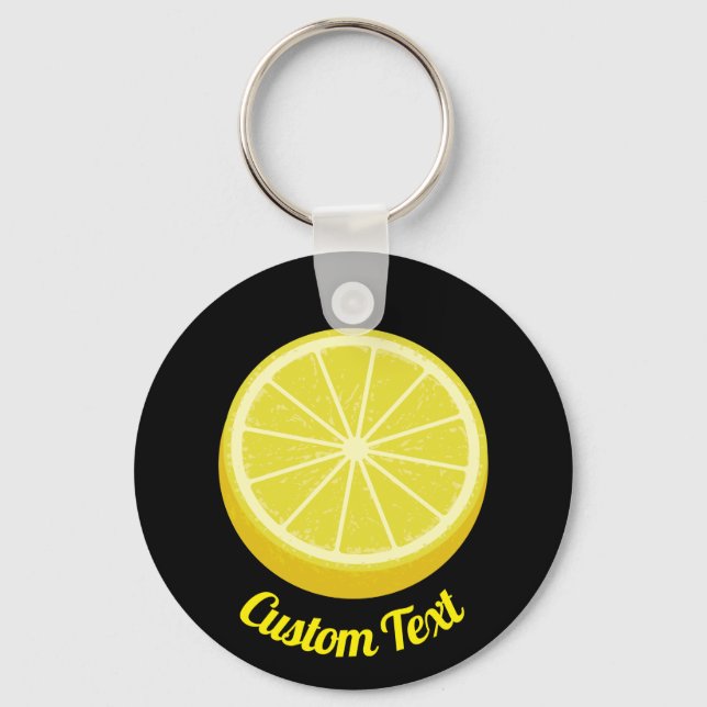 Halve Lemon Keychain (Front)