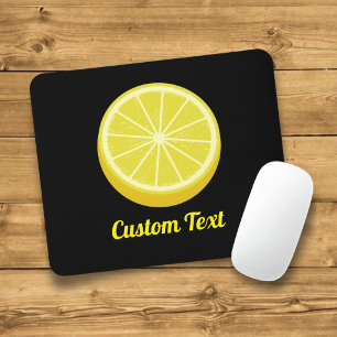 Halve Lemon Mouse Pad