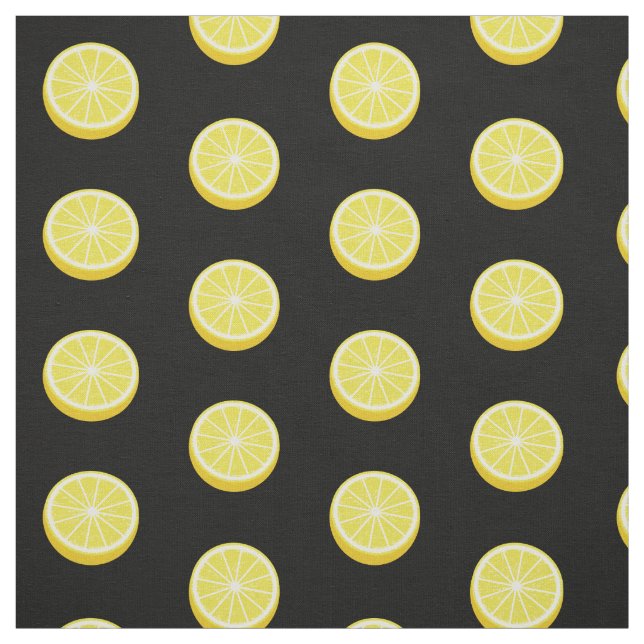 Halve Lemon Pattern Fabric (Swatch)