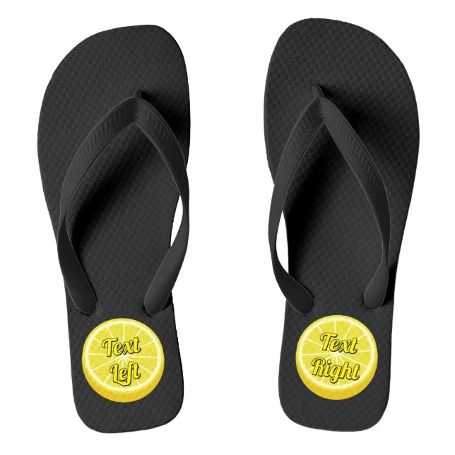 Halve Lemon Thongs (Footbed)