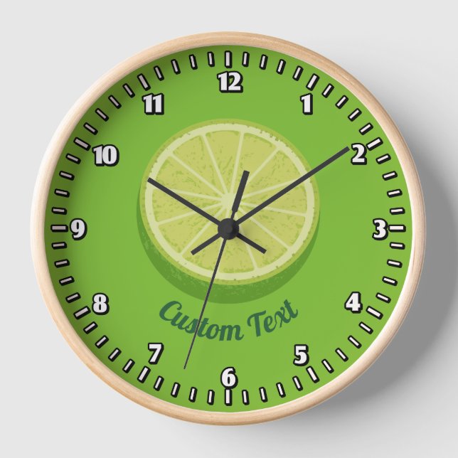 Halve Lime Clock (Front)