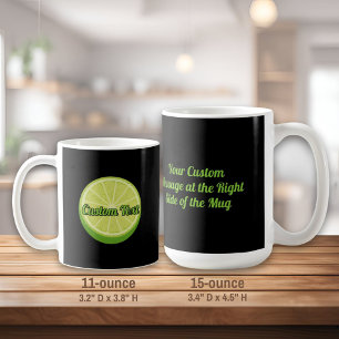 Halve Lime Coffee Mug