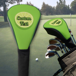 Halve Lime Golf Head Cover