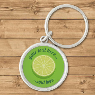 Halve Lime Key Ring