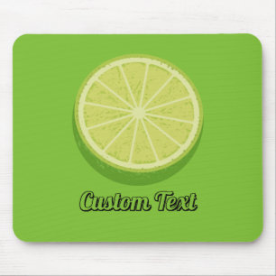 Halve Lime Mouse Pad