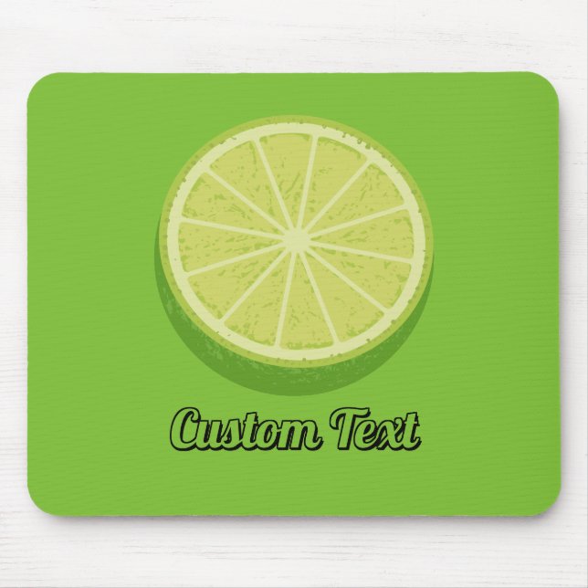 Halve Lime Mouse Pad (Front)