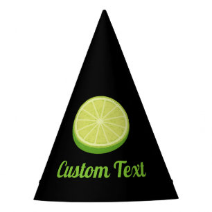 Halve Lime Party Hat