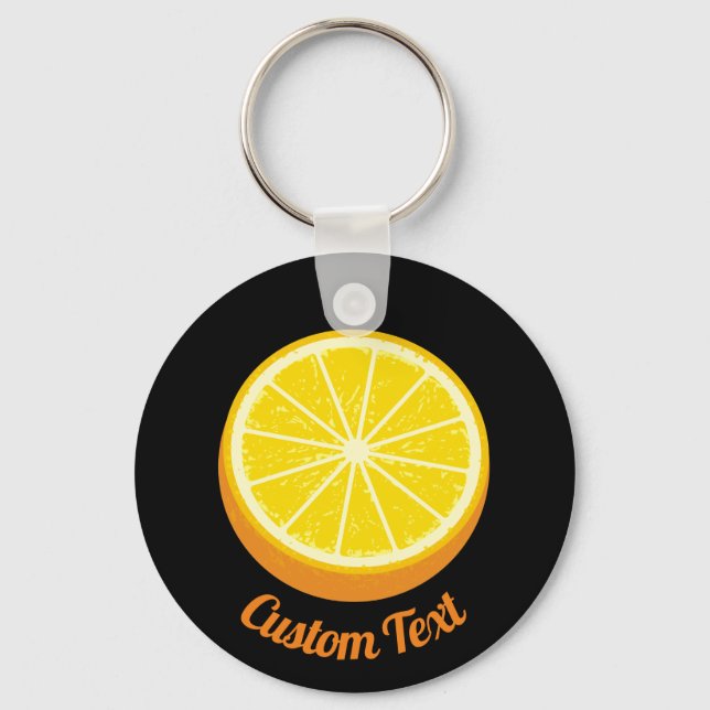 Halve Orange Keychain (Front)