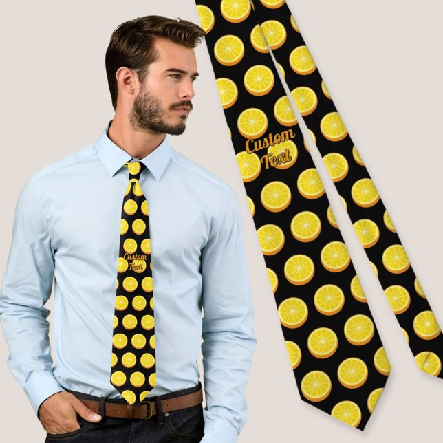 Halve Orange Pattern Tie (Creator Uploaded)