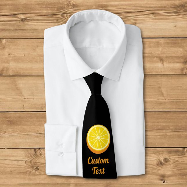 Halve Orange Tie (Creator Uploaded)