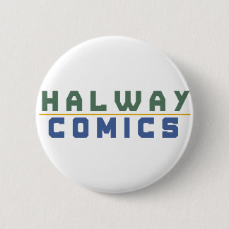 Halway Comics gold 6 Cm Round Badge