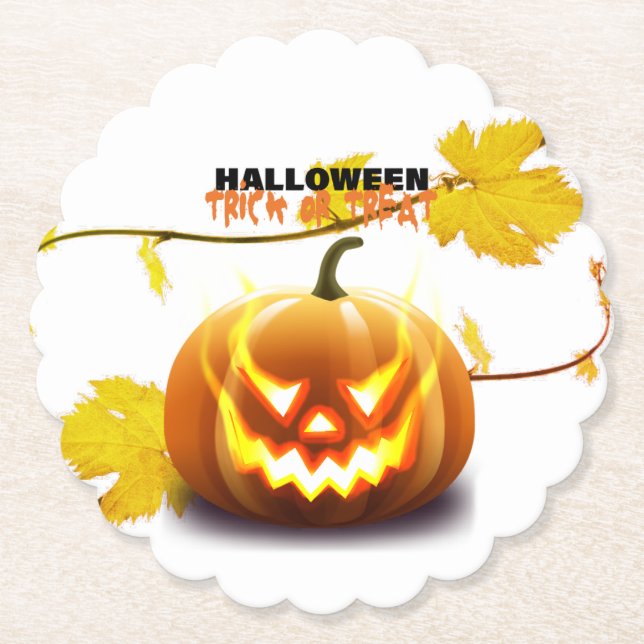 halween paper coaster (Front)