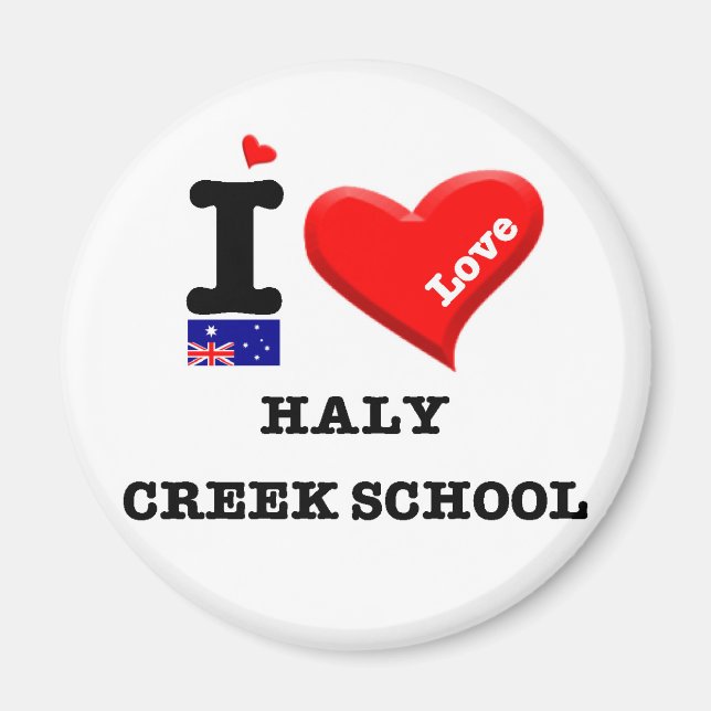 HALY CREEK SCHOOL - I Love Magnet (Front)