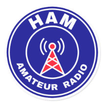HAM Amateur Radio Operator Antenna Badge