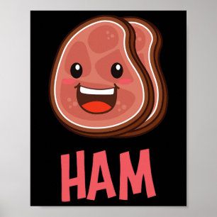 Ham And Cheese Matching Couple Halloween Best Frie Poster