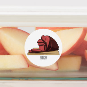 Ham cartoon illustration