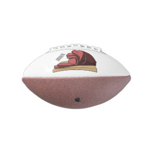 Ham cartoon illustration football