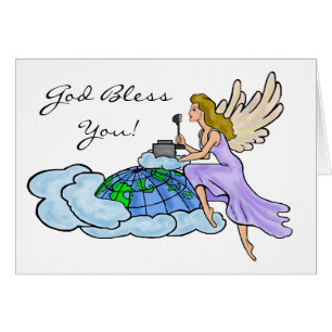 Ham Radio Angel Card  Customise It!