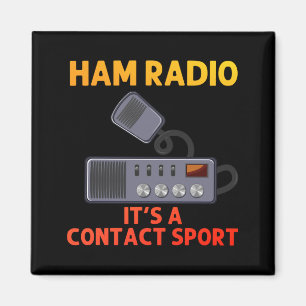 Ham Radio Art For Men Women Amateur Radio Operator Magnet