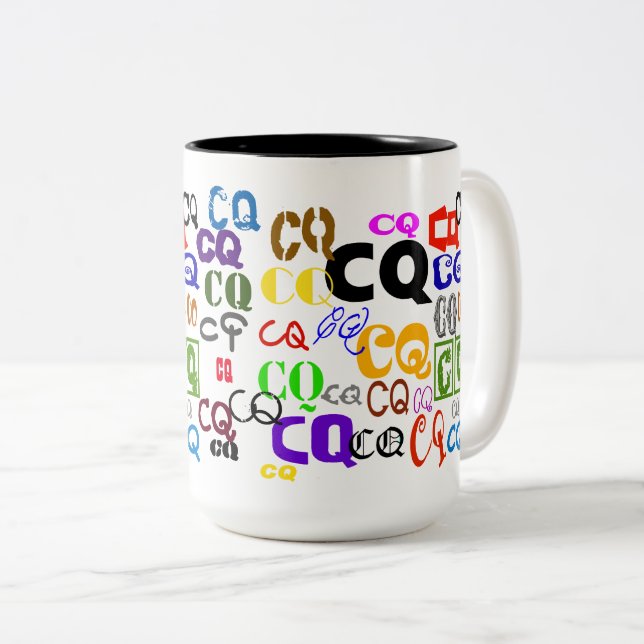 Ham Radio CQ Mug (Front Right)