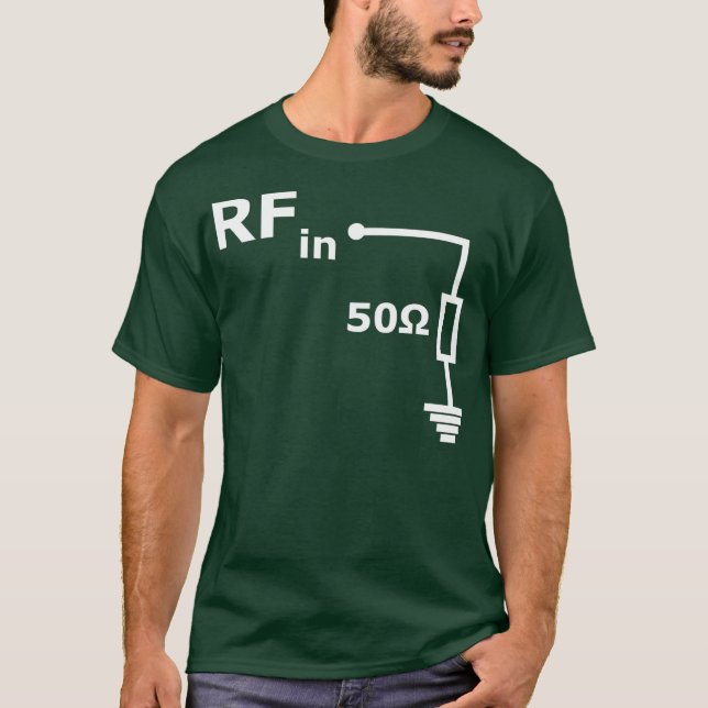 Ham Radio Dummy Load Electronics T-Shirt (Front)