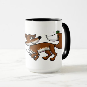 Ham Radio Fox Hunting Fox With Call Sign  Mug