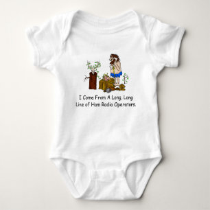 Ham Radio Geneology Baby T-Shirt Baby Bodysuit