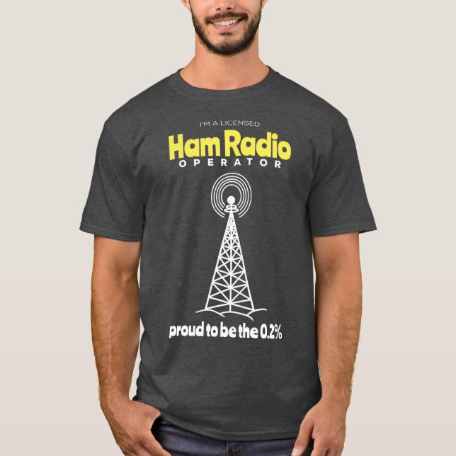 Ham Radio Gifts Amateur Radio T-Shirt (Front)