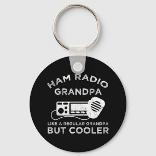 Ham Radio Grandpa Like Regular Grandpa But Cooler Key Ring
