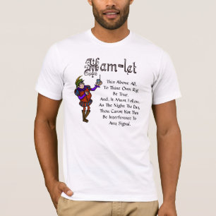 Ham Radio Hamlet "Be True" Quote T-shirt