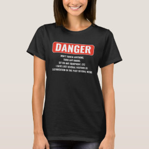 Ham Radio Morse Code CB Radio Nerdy Geek CW Operat T-Shirt