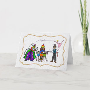 Ham Radio Nutcracker Christmas Card