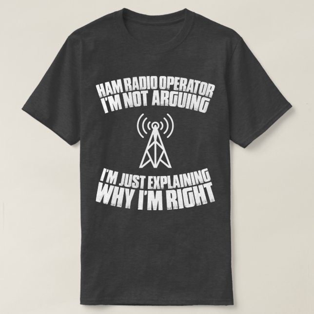 Ham Radio Operator Amateur Radio Operator (1)  T-Shirt (Design Front)