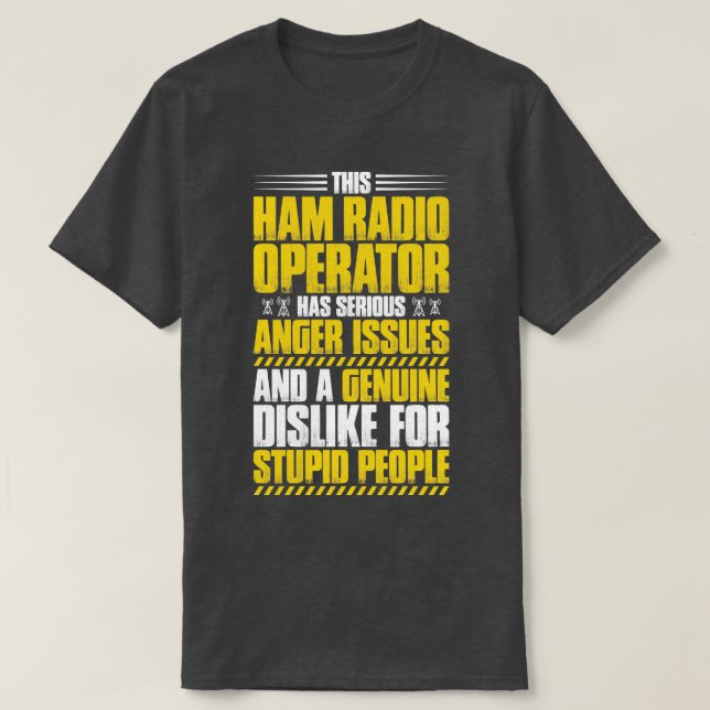 Ham Radio Operator Amateur Radio Operator (9)  T-Shirt (Design Front)