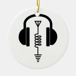 Ham Radio Operator Ceramic Ornament