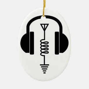Ham Radio Operator Ceramic Ornament