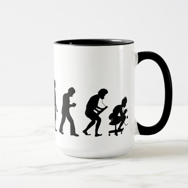 Ham Radio Operator Evolution Mug (Right)
