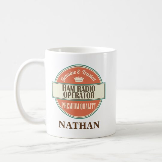 Ham Radio Operator Personalised Office Mug Gift