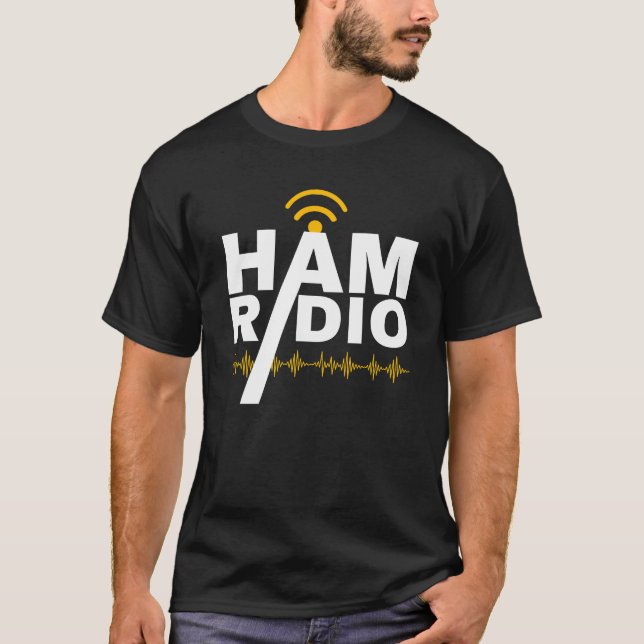 Ham Radio Operator Tshirt Frequency (Front)