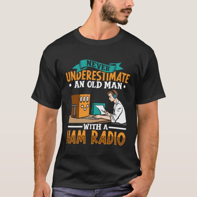 Ham Radio Radio Operator Amateur Radio Signal T-Shirt (Front)