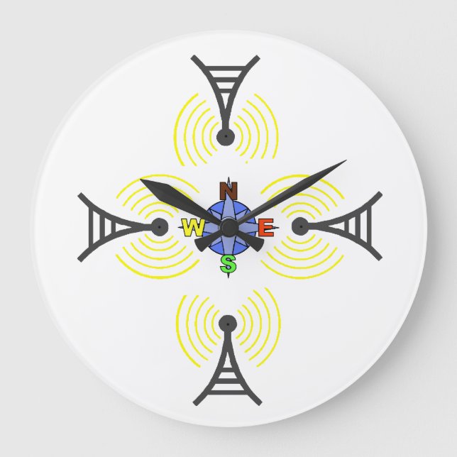 Ham Radio Transmitter Clock (Front)