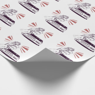 Ham Radio Woman Wrapping Paper