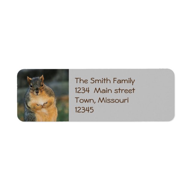 Ham Return Address Label (Front)