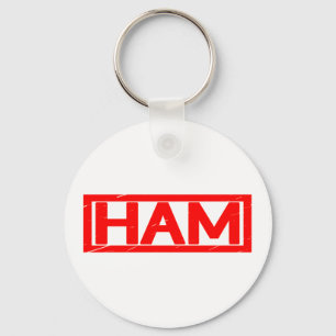 Ham Stamp Key Ring