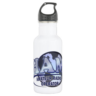HAM WORLD LOGO Amateur Radio 532 Ml Water Bottle